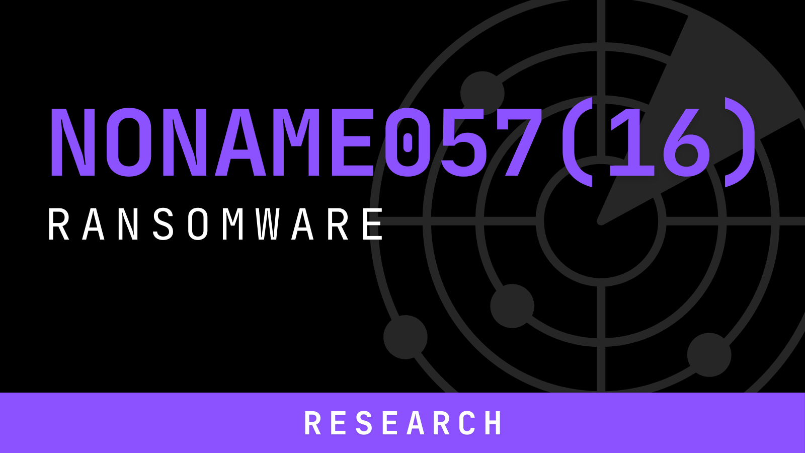 Dark Web Most Wanted: NoName057(16)